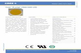 Cree XLamp CMA1840 LED Data Sheet · high drive currents. XLamp CMA LEDs share the same package design and LES sizes as Cree’s industry-leading CXA2 Standard Density LEDs, enabling