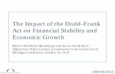The Impact of the Dodd-Frank Act on Financial Stability and Economic Growth · 2016-07-31 · Act on Financial Stability and Economic Growth ... Created an uncertain trade-off between