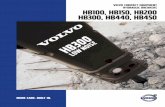 VOLVO COMPACT EQUIPMENT HYDRAULIC BREAKERS HB100, … · Engineered for optimum compatibility with Volvo equipment, the HB100, HB150, HB200, HB300 and HB450 breaker range combine