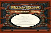 RuneQuest - Character Pack - The Eye Mongoose I/RuneQuest I...The RuneQuest Character Pack is an essential resource for players in any RuneQuest game. Adaptable to any setting or campaign,