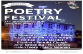 THE WEEKEND’S EVENTSTHE WEEKEND’S EVENTS Friday 27th September 7.30pm Elisabeth Sennitt Clough Matthew Caley Helen Ivory Saturday 28th September 11.00am Discussion Is Poetry Better