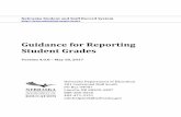 Guidance for Reporting Student Grades Template · 2017-07-18 · Guidance for Reporting Student Grades Template May 18, 2017 Page 4 Introduction The Nebraska Student and Staff Record