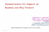 Demonetization-Its Impacts on Business and Way Forward Agrawal.pdf · Meanwhile, investors have also been jittery since the news of demonetisation. Since 8th Nov., the Sensex has