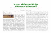 The Monthly Heartbeat - Hope in Christ Church · hit by a car on New Year’s Eve. The car had run out of gas on the freeway and when he got out of the car, wham, dead. Maria, a member