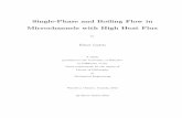 Single-Phase and Two-Phase Flow Boiling Study in ...Single-Phase and Boiling Flow in Microchannels with High Heat Flux by Elmer Galvis A thesis presented to the University of Waterloo
