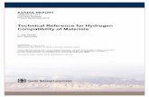 Technical Reference on Hydrogen Compatibility of Materials · 2013-05-13 · the literature these are often called hydrogen embrittlement). The Technical Reference does not provide