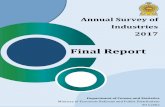 Final Report - Sri Lanka · Mr. D.M.N. Bandara, Senior Statistician of the Industry Trade and Services division was responsible for organizing the Survey Operation. Data file cleaning,