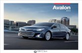 2014 Avalon eBrochure - Dealer eProcesscdn.dealereprocess.com/cdn/brochures/toyota/2014-avalon.pdfAvalon Hybrid was designed to offer an uncompromising level of performance. A driving
