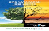 CMS VATAVARAN HIGHLIGHTScmsvatavaran.org/wp-content/Highlights_2017.pdf · who actively took part in clay modelling, T-Shirt painting, slogan writing, poster making etc. CMS VATAVARAN