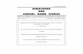 ISSN 0971-9318 HIMALAYAN AND CENTRAL ASIAN STUDIES n3 final.pdf · 2 Himalayan and Central Asian Studies Vol. 1 No. 3, Oct. - Dec. 1997 and corruption. He has, in unambiguous terms,