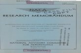 N AC A C RESEARCH MEMORANDUM - NASA · N AC A C RESEARCH MEMORANDUM INVESTIGATION OF WING FLUTTER AT TRANSONIC SPEEDS FOR ... structural damping coefficient for torsional vibration