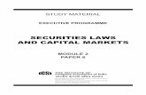SecuritieS lawS and capital MarketS...The securities markets are vital to the growth, development and strength of market economies and the maturity of an economy are decided based