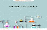 Fairchem Speciality Ltd. - Moneycontrol.comstatic-news.moneycontrol.com/static-mcnews/2018/04/Fairchem-Speciality-19042018.pdfPage 2 Dominant presence in a niche market; industry tailwinds
