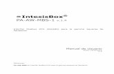 IntesisBox PA-AW-MBS-1 English User Manual · 2018-02-21 · 3. Especificación de la interfaz Modbus 3.1 Capa física de Modbus El dispositivo PA-AW-MBS-1 implementa una interfaz