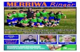 Sandy Hollow competes at PSSA Touch Football Knockout · 2019-10-22 · Merriwa Ringer Page 1 Issue 25 Thursday August 17 2017 MERRIWA FREE WHAT’S NEWS? Cassilis Student of the