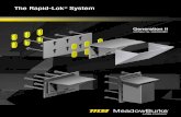 The Rapid-Lok System - Meadow BurkeThe Bearing Angle 4 Rapid-Lok ® System Super Stud The Bearing Angle is used to create a shelf which acts as a traditional corbel replacement. The