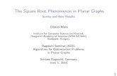 The Square Root Phenomenon in Planar Graphs Survey and New ...dmarx/papers/dagstuhl2016-planar.pdf · TheSquareRootPhenomenoninPlanarGraphs SurveyandNewResults DánielMarx Institute
