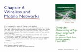 Chapter 6 Wireless and Mobile Networksljilja/ENSC833/News/Kurose_Ross/PowerPoint/Chapter_6_V6.0.pdf · Wireless, Mobile Networks 6-13 Wireless Link Characteristics (1) important differences