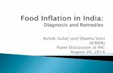 Ashok Gulati and Shweta Saini (ICRIER) Panel Discussion at ...icrier.org/wp-content/uploads/2014/09/AG_IHC_food_inflation_14.pdf · * For wheat, the prices are for 2013-14 Crop year