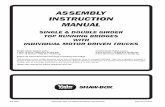 ASSEMBLY INSTRUCTION MANUAL - Columbus McKinnon Axle... · 2010-04-01 · Gantry Type Multiple Girder Electric Overhead Traveling Cranes & CMAA 74, Specification for Top Running &