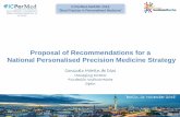 Proposal of Recommendations for a National …...Proposal of Recommendations for a National Personalised Precision Medicine Strategy in Spain • Personalised Precision Medicine, a