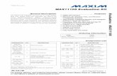 MAX11105 Evaluation Kit - Maxim Integrated · MAX11105 Evaluation Kit Evaluates: MAX11105 General Description The MAX11105 evaluation kit (EV kit) is a fully assem-bled and tested