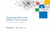 Running NFS and SMB in the Cloud · Google Cloud NetApp® Cloud Volumes Service for Google Cloud is a dynamically scalable and fully managed platform-as-a-service (PaaS) solution