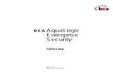 BEA AquaLogic Enterprise Security - Oracle · BEA AquaLogic Enterprise Security Version 2.2 Glossary vii non-repudiation 19 19 object-oriented programming (OOP) 19 one-way SSL authentication