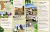 et social Opening times es er visits to our country …...es We love hearing about your er visits to our country parks. Share photographs from your visit on /leicscountryparks Or on