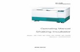 Shaking Incubator - Wolflabs · 2015-08-11 · stirring speed control up to 500rpm are available to provide users wider experimental conditions. (3) Optimizing the structural design