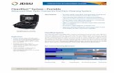 JDSU: Datasheet - CleanBlast System - Portablelib.store.yahoo.net/lib/yhst-7602493195877/FCL-P1005-productinfo.pdf · housed in a durable, rugged Pelican™ transport case with a