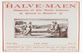 u/te-r con HALVE MAEN - Holland Society of New York · u/te-r con & De £ HALVE MAEN Magazine of Ww ^utd) Colonial + period in Mmecica + Vol. lxix Fall 1996 No. 3 Tublijbed by The