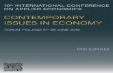 CONTEMPORARY ISSUES IN ECONOMY · 2019-06-19 · 3. NGA THI VO (Tomas Bata University in Zlin, Czech Republic), MILOSLAVA CHOVANCOVÁ, Building satisfaction through service quality: