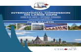 87th Annual Meeting INTERNATIONAL COMMISSION ON LARGE DAMS · Commission on Large Dams in Canada’s capital city of Ottawa. This continues our long tradition of collaboration with