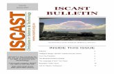 Issue 52 ISCAST BULLETIN · ISCAST BULLETIN Issue 52 Summer 2007 INSIDE THIS ISSUE Editorial: 2 ... Cumulonimbus cloud, Docklands, Melbourne, Feb 2007 ISCAST is the Institute for