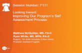 Session Number: F111 Looking Inward: Improving Our …2016forum.paeaonline.org/2014/wp-content/uploads/proceedings2014/F111.pdf• Critically evaluate a program self assessment process
