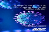Survey on the Eﬀects of Coronavirus on the UK Plastics ......Survey on the Effects of Coronavirus on the UK Plastics Industry (March 2020) Introduction The following findings are