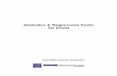 Statistics & Regression Tools for Excelpecklund/Duke MBA...Statistics and Regression Tools Review: Detailed Descriptions Statistics & Regression Tools Review – Detailed Descriptions