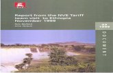 Report from the NVE Tariff teampublikasjoner.nve.no/dokument/1999/dokument1999_23.pdf · Report from the NVE Tariff team visit to Ethiopia November 1999 Published by: Norwegian Water