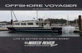 OFFSHORE VOYAGER - North River Boats · 2019-01-24 · OFFSHORE VOYAGER Yes. Size does matter. The Offshore Voyager is your answer for extended excursions and overnight adventures