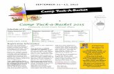 Camp Tuck-a-Basket 2015 - LLBWA Tuck Brochure.pdf · beads and a few gemstone beads add a touch of finesse to the finished basket. Students will focus seriously on shaping a small