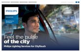 Feel the pulse of the city · Introduction Case study Services Contact us Lighting Services Lifecycle Services Future-ready lighting for your roads and streets Public lighting along
