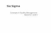 Concepts in Quality Management: Sessions 1 and 2Juran Managerial Practices, Training, Cost of Quality Armand Feigenbaum ... •A big help in housekeeping in most organizations ...