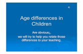 Age differences in Children - Madrid Age Differences in Children...Age differences in Children Are obvious¡, we willtry to help you relate those ... develop, they create a pattern