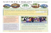 SEPTEMBER – OCTOBER 2015 VOL. XV, NO. 61 · SEPTEMBER – OCTOBER 2015 VOL. XV, NO. 61 Paper Document Shredding for Residents ~ See page 2 for full details. SAYVILLE LIBRARY ACCEPTS