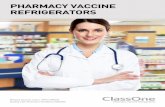 PHARMACY VACCINE REFRIGERATORS - Thermoline · PDF file Thermoline Scientific have been manufacturing and distributing high quality laboratory and scientific testing equipment since