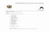 FARNHAM TOWN COUNCIL · 2019-03-13 · in the monitoring of the Town’s first CCTV Cameras at Farnham Police Station and was also involved in the Speedwatch Programme as well as
