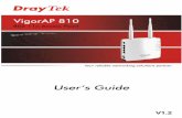 VigorAP 810 User’s Guide · iii VigorAP 810 User’s Guide VigorAP 810 Wireless Access Point User’s Guide Version: 1.2 Firmware Version: V1.1.6.1 (For future update, please visit