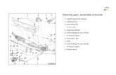 Steering gear, assembly overview - pavswebpassat.pavsweb.com/docs/b5_steering_gear_assembly.pdf · Steering gear, assembly overview 1 - Twelve point bolt, 65 Nm 2 - Sealing boot 3