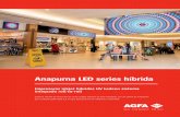 Jeti Tauro LED - Agfa Corporate · Con un concepto robusto y diseño industrial, apta para más cargas de trabajo ... para el proceso de curado, las Anapurna híbridas LED ofrecen